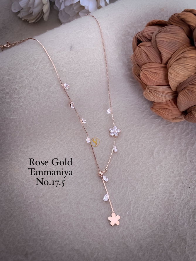 6 Rose Gold Tanmaniya Chain Wholesale Shop In Surat
